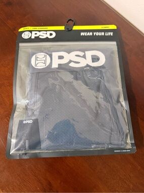 PSD Boxer Briefs Navy Four Way Stretch Mens Size XS New